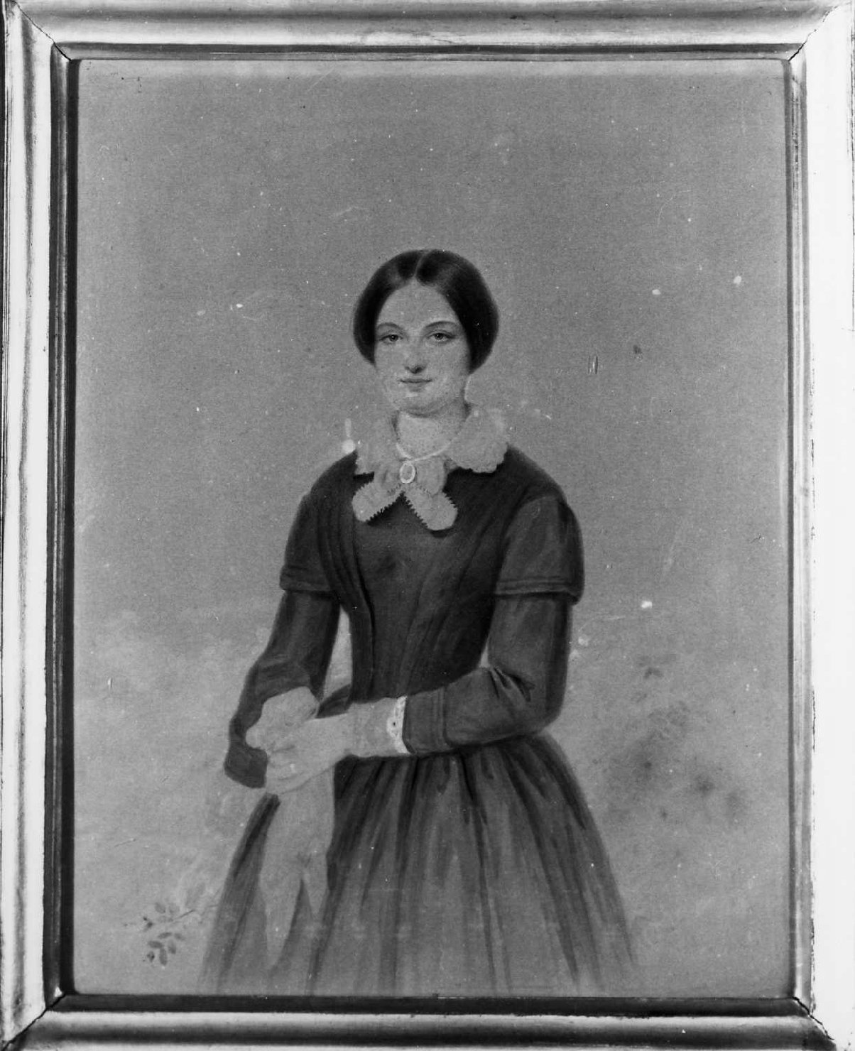 Ritratto di Teresa Rota Perlotto, ritratto di donna (disegno) di Perlotto Tito Catone (sec. XIX)