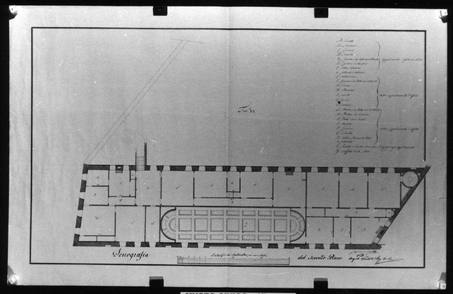 palazzo del Territorio a Vicenza (disegno) di Miglioranza Giovanni (sec. XIX)