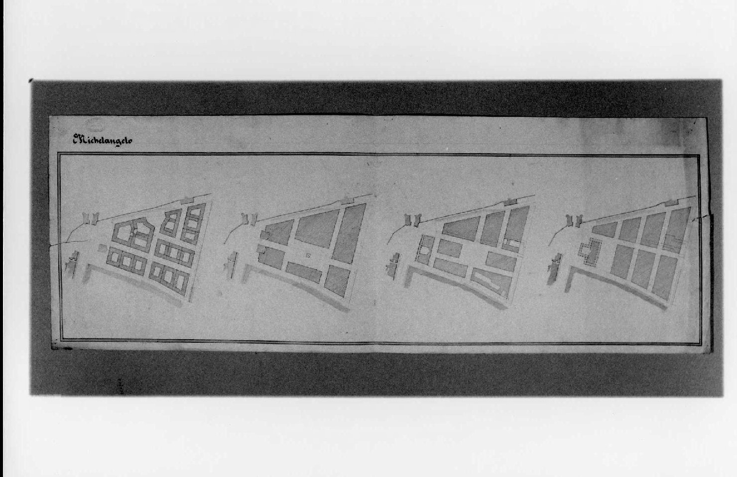planimetria (disegno) di Toniato Luigi (sec. XIX)