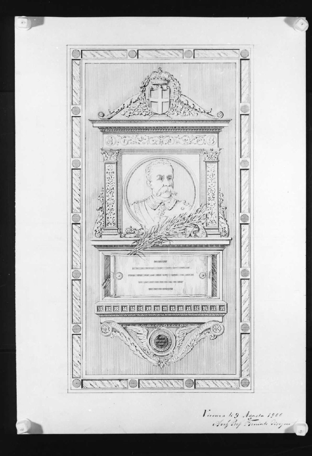 edicola (disegno) di Toniato Luigi (sec. XX)