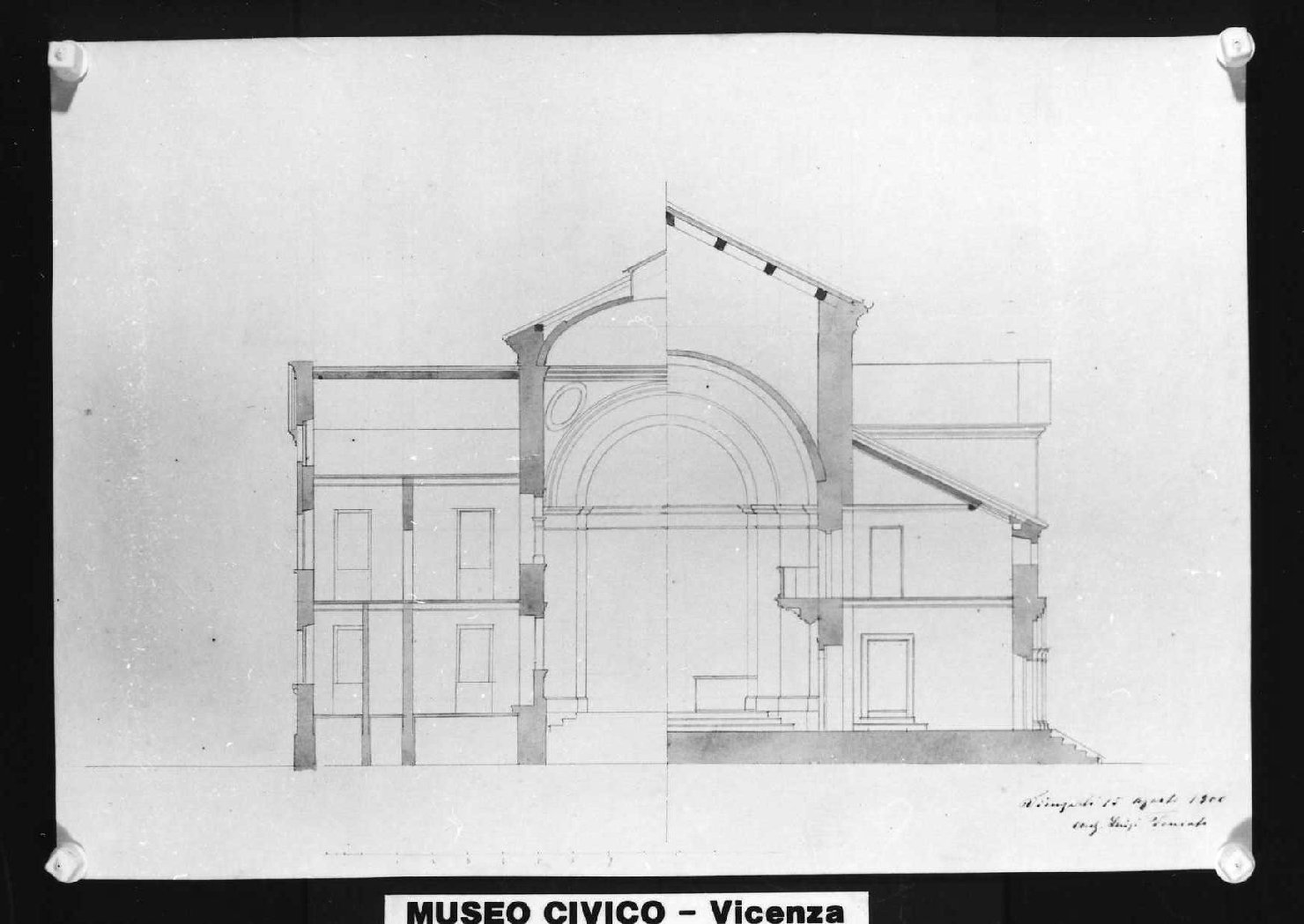 chiesa (disegno) di Toniato Luigi (sec. XX)