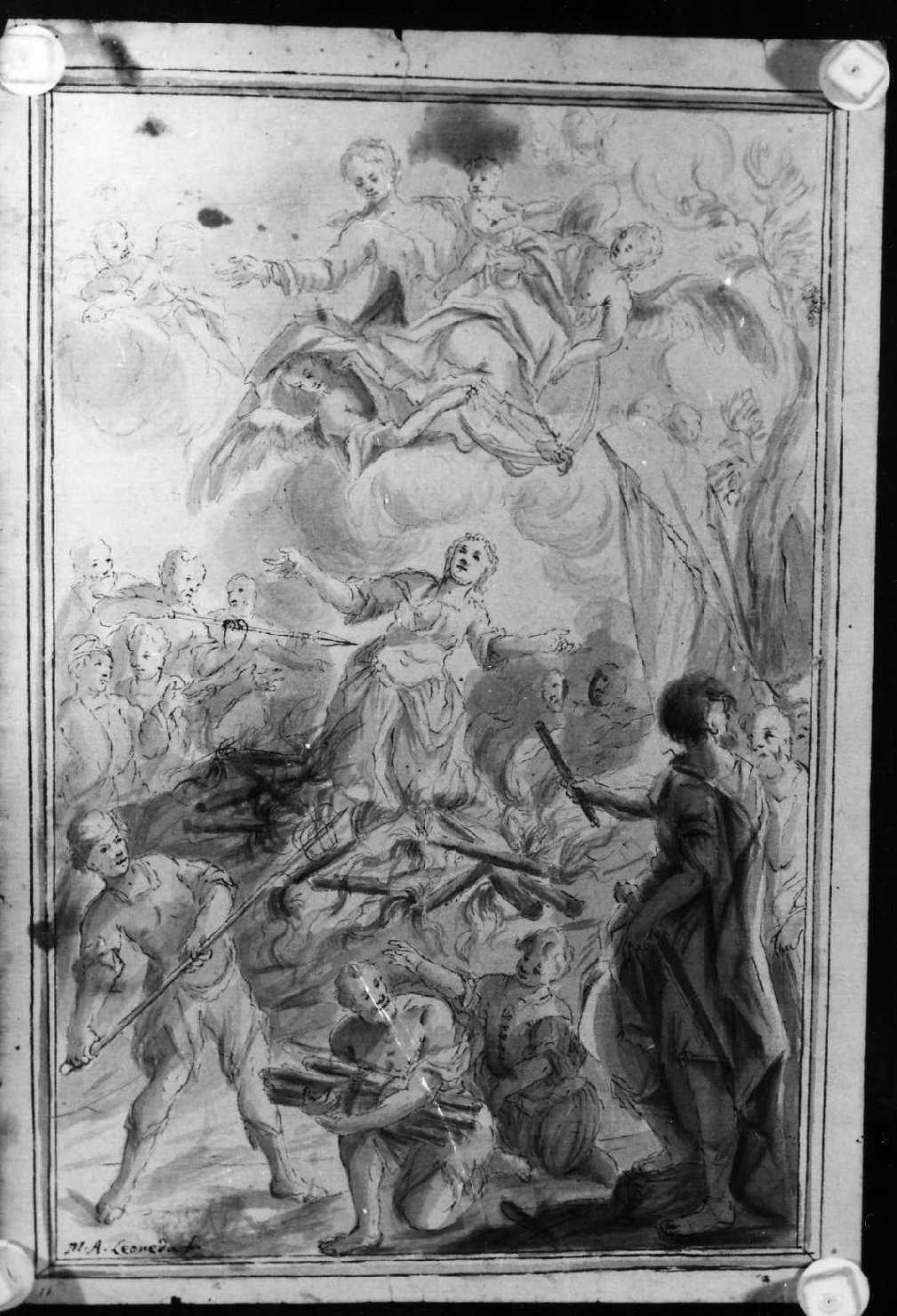 disegno di Uliaco Michelangelo detto Leoneda (sec. XVIII)