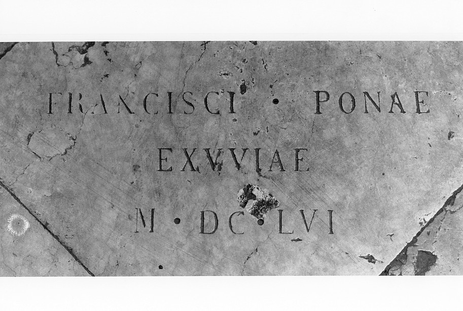 lapide - ambito veronese (sec. XVII)