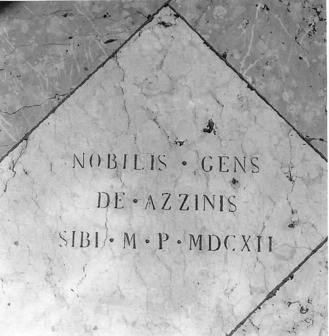 lapide - ambito veronese (sec. XVII)