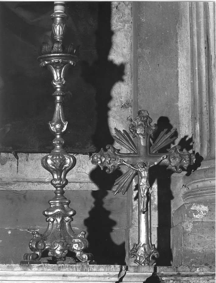 croce d'altare, elemento d'insieme - ambito veronese (seconda metà sec. XVIII)