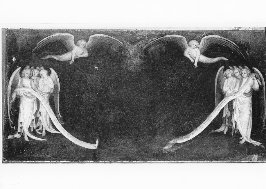 gloria di angeli (dipinto) di Stefano Giovanni detto Stefano da Verona (attribuito) (sec. XV)