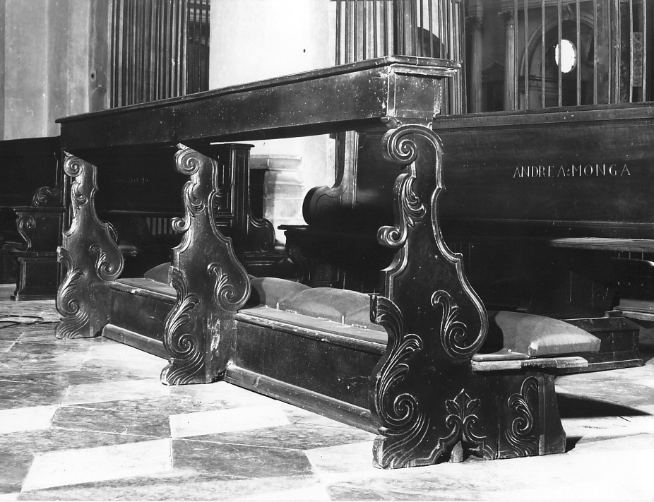 banco da chiesa, serie - ambito veronese (sec. XVIII)