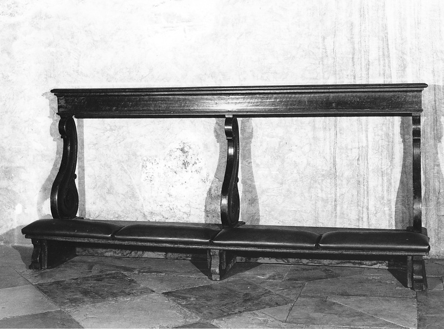 banco da chiesa, serie - ambito veronese (sec. XVIII)