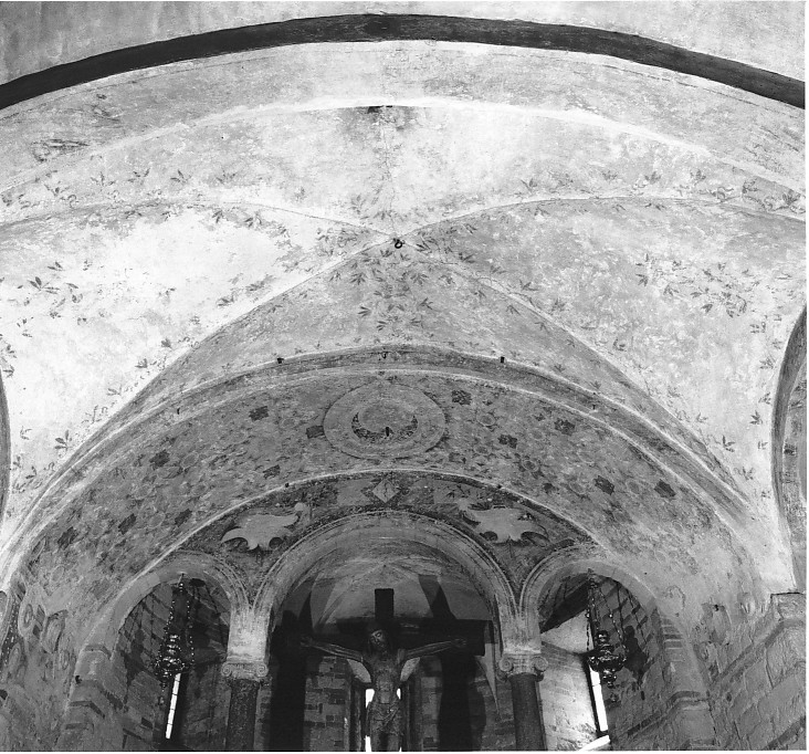 motivi decorativi vegetali (dipinto) - ambito veronese (sec. XVI)