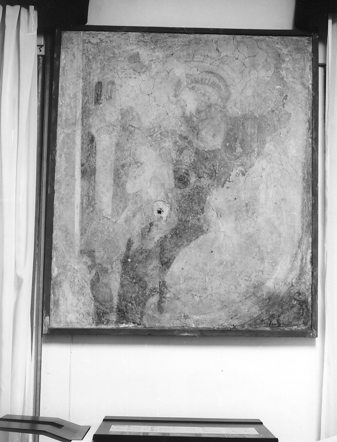 Madonna (dipinto, frammento) - ambito veneto (sec. XI)