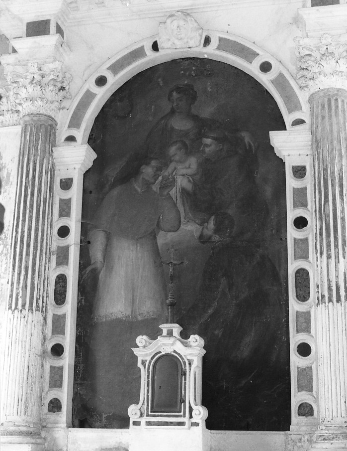 Madonna con Bambino e Santi (pala d'altare) - ambito veneto (sec. XVII)