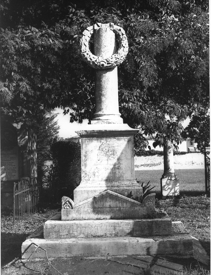 monumento funebre - bottega vicentina (seconda metà sec. XIX)
