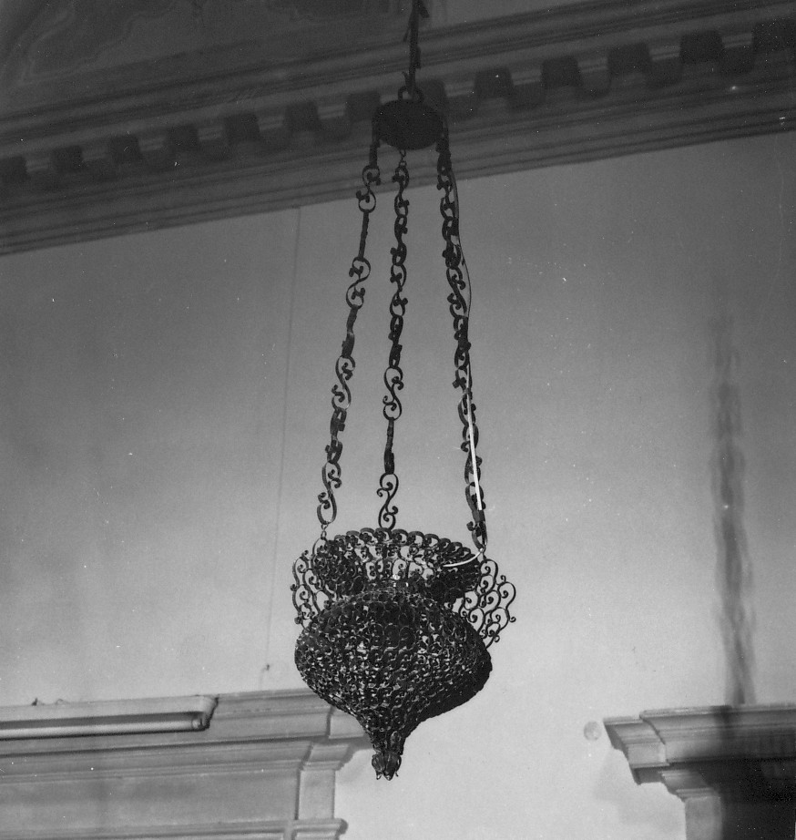 lampada pensile - ambito vicentino (secc. XIX/ XX)
