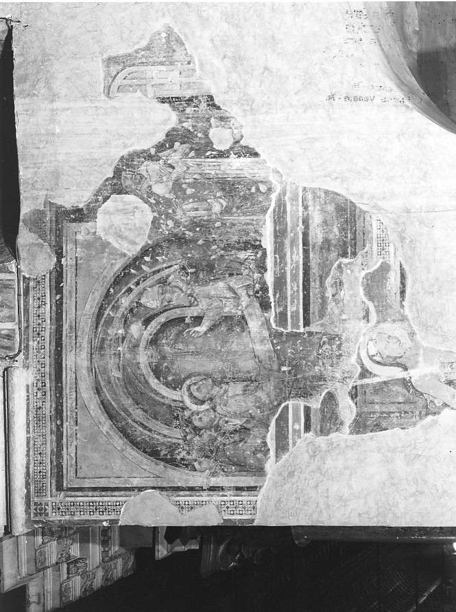 papa Innocenzo II approva la Regola francescana (dipinto, elemento d'insieme) - ambito veronese (sec. XIV)