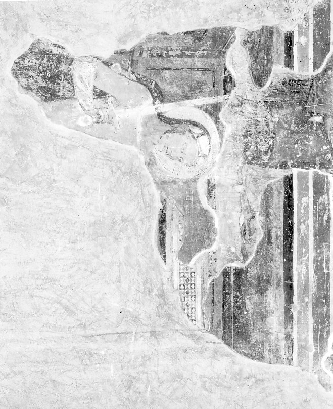 Santo (dipinto, elemento d'insieme) - ambito veronese (prima metà sec. XIV)