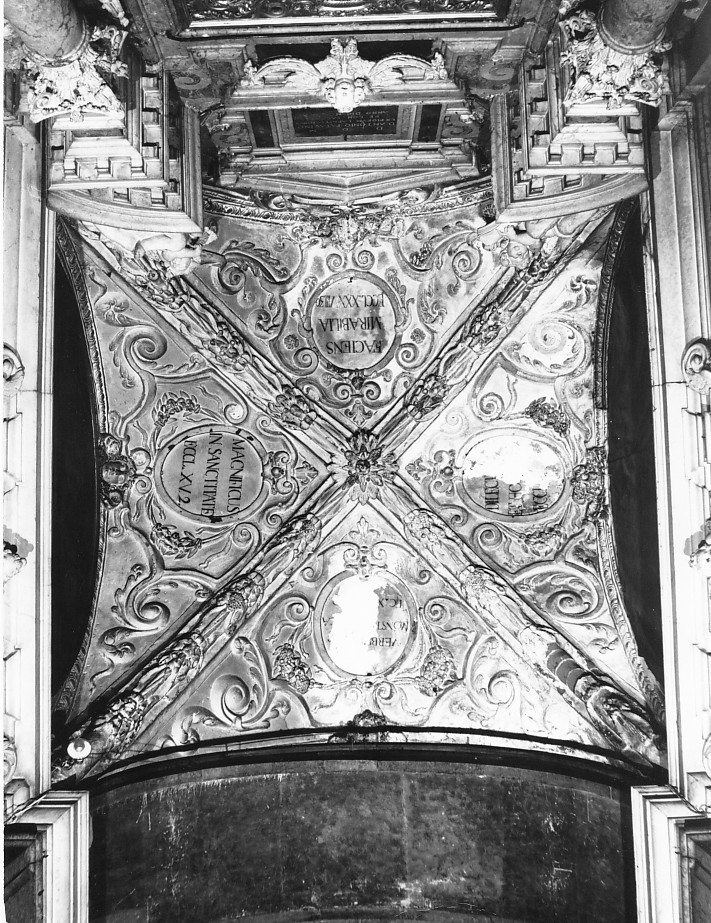 motivi decorativi vegetali (decorazione plastica) - bottega veronese (seconda metà sec. XVII)