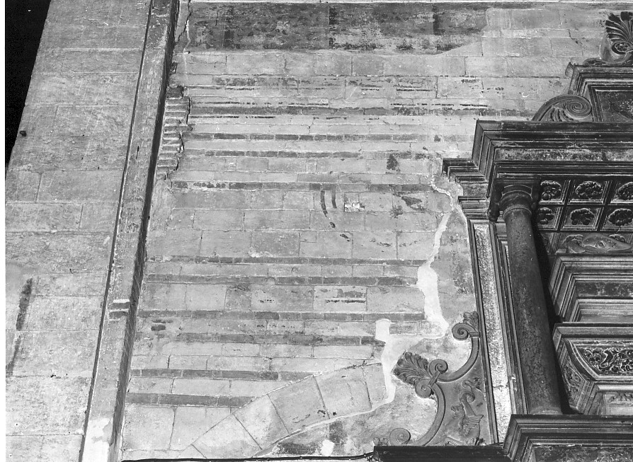 motivi decorativi geometrici (dipinto) - ambito veronese (sec. XVI)