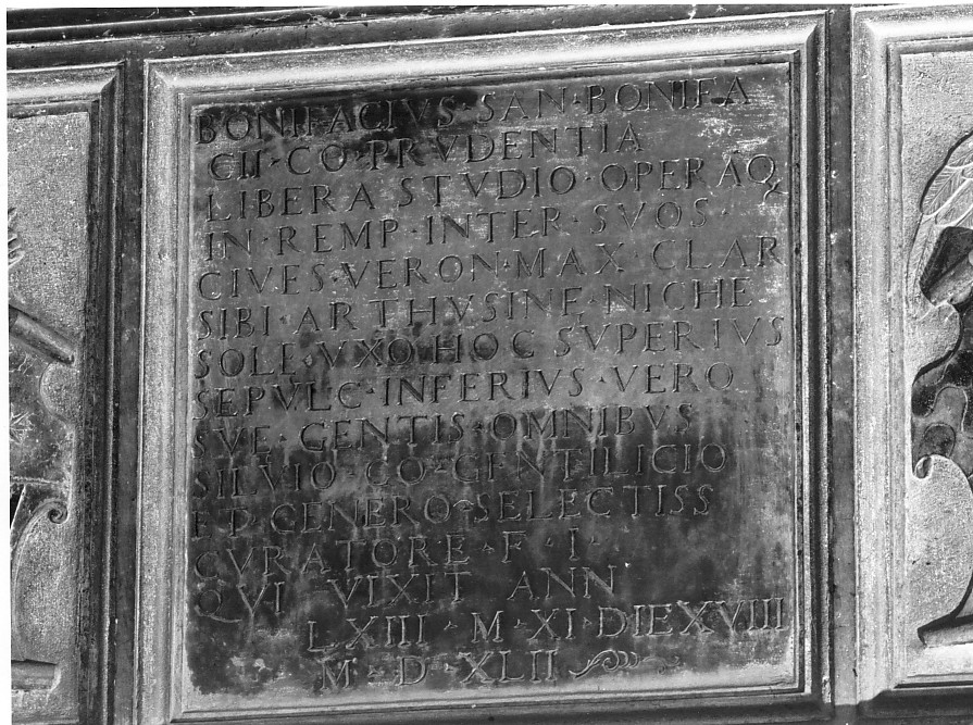 lapide - bottega veronese (sec. XVI)