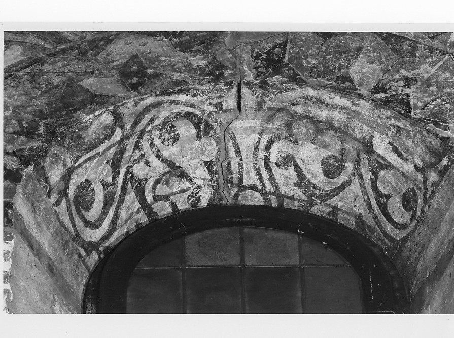 motivi decorativi (dipinto) - ambito veronese (sec. XIV)