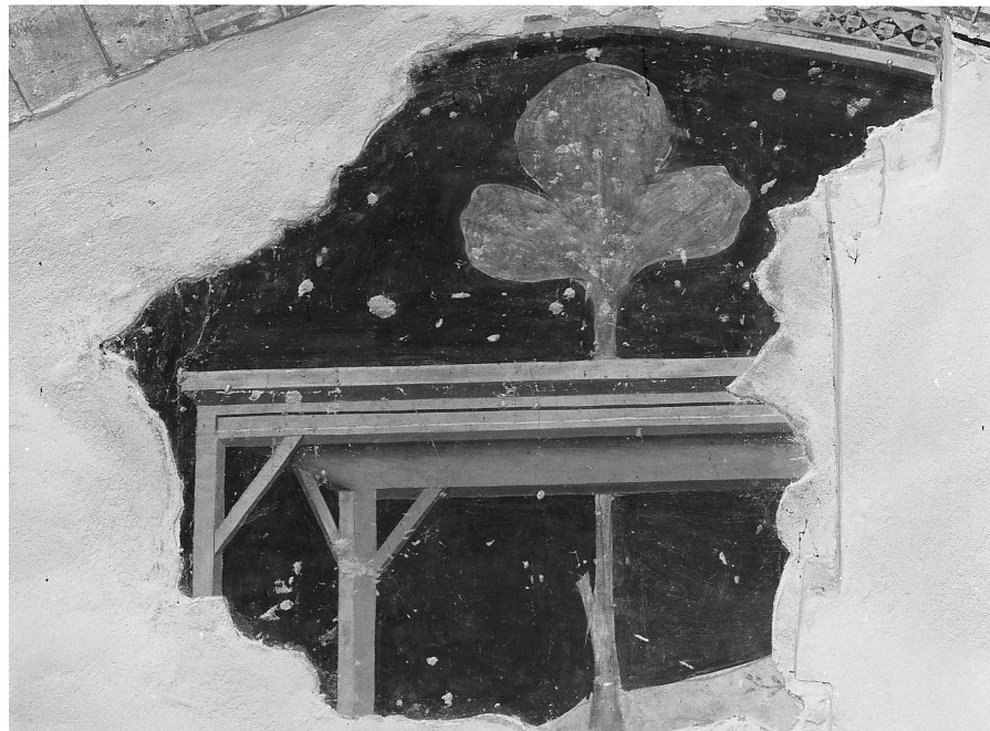 adorazione dei Re Magi (dipinto, frammento) - ambito veronese (fine, prima metà sec. XIV, sec. XV)