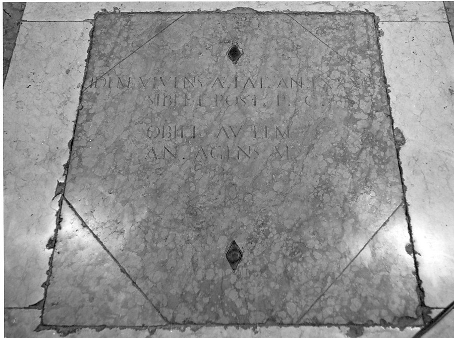 lastra tombale - bottega veronese (sec. XVI)