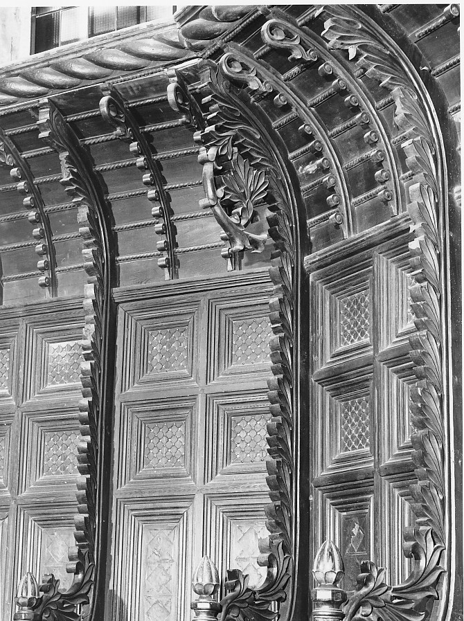 motivi decorativi geometrici (decorazione a intarsio, elemento d'insieme) - bottega veronese (sec. XV)