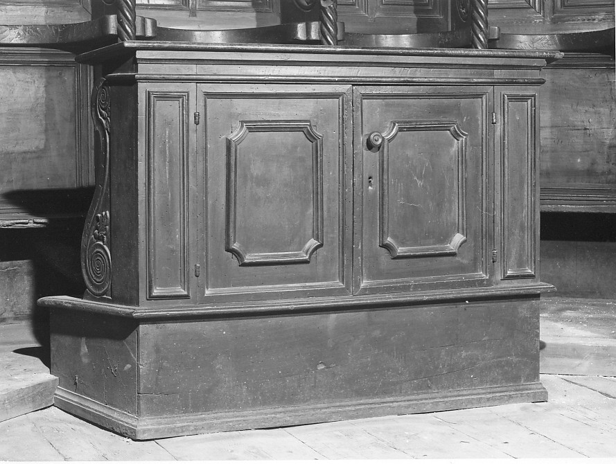 inginocchiatoio - bottega veronese (sec. XVI)