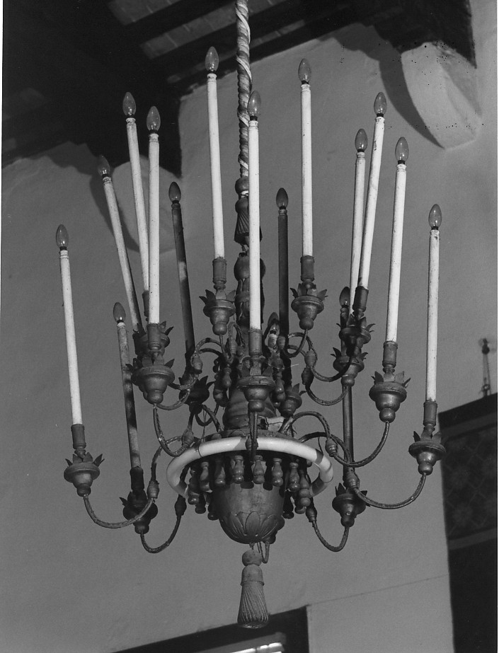 lampadario - ambito vicentino (seconda metà sec. XIX)