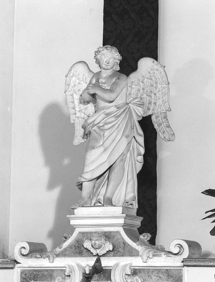 angelo (scultura) di Calvi Giovanni (maniera) (prima metà sec. XVIII)
