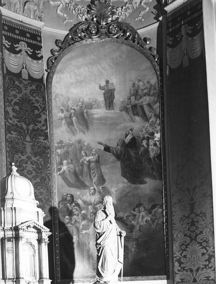 gloria di Santi (dipinto) di Pupin Valentino, Rizzi Lorenzo (sec. XIX)