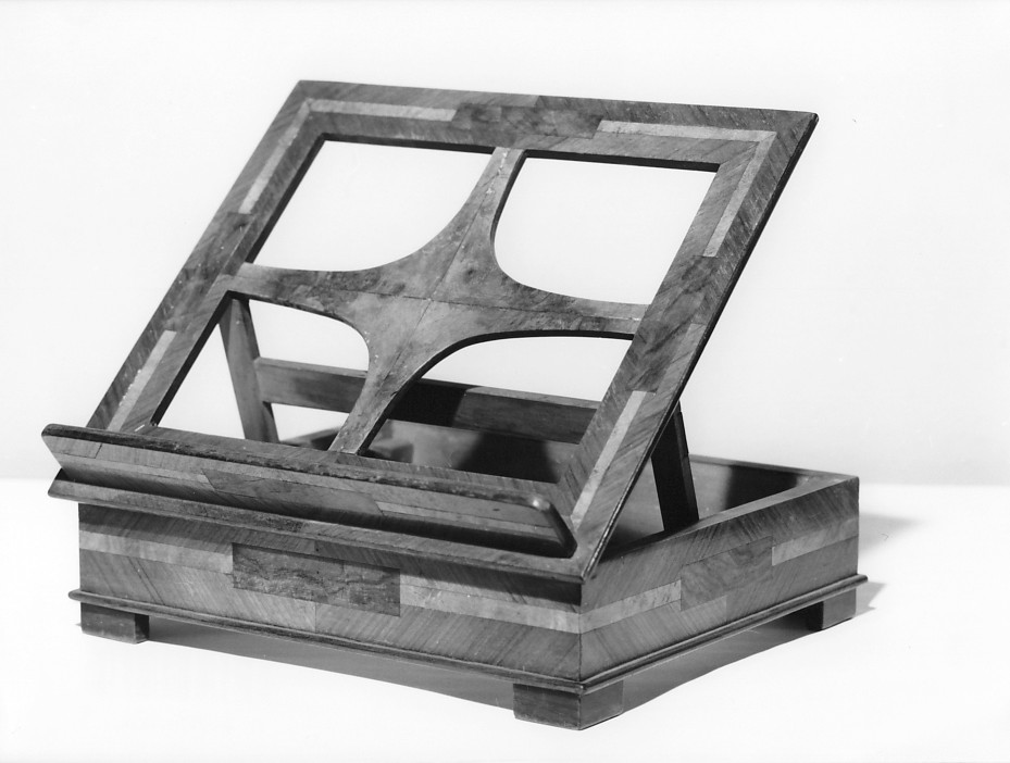 leggio da tavolo - pieghevole - ambito veneto (ultimo quarto, primo quarto sec. XIX, sec. XX)