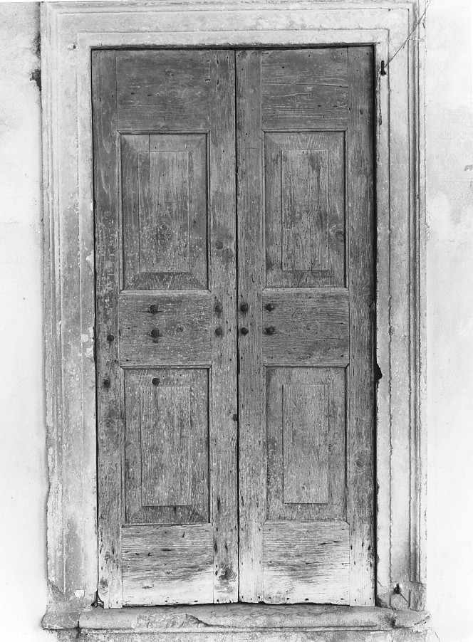 porta - a due battenti - bottega veneta (prima metà sec. XVII)