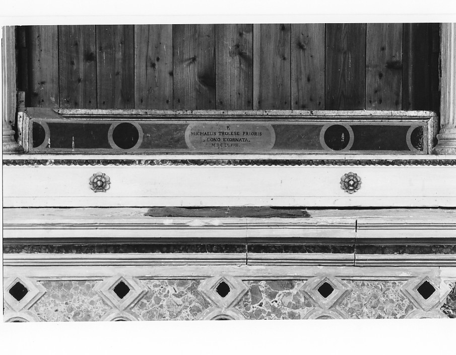 gradino d'altare - bottega veneta (sec. XVIII)