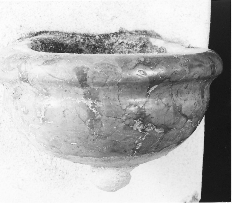 acquasantiera da parete - bottega veneta (sec. XVII)