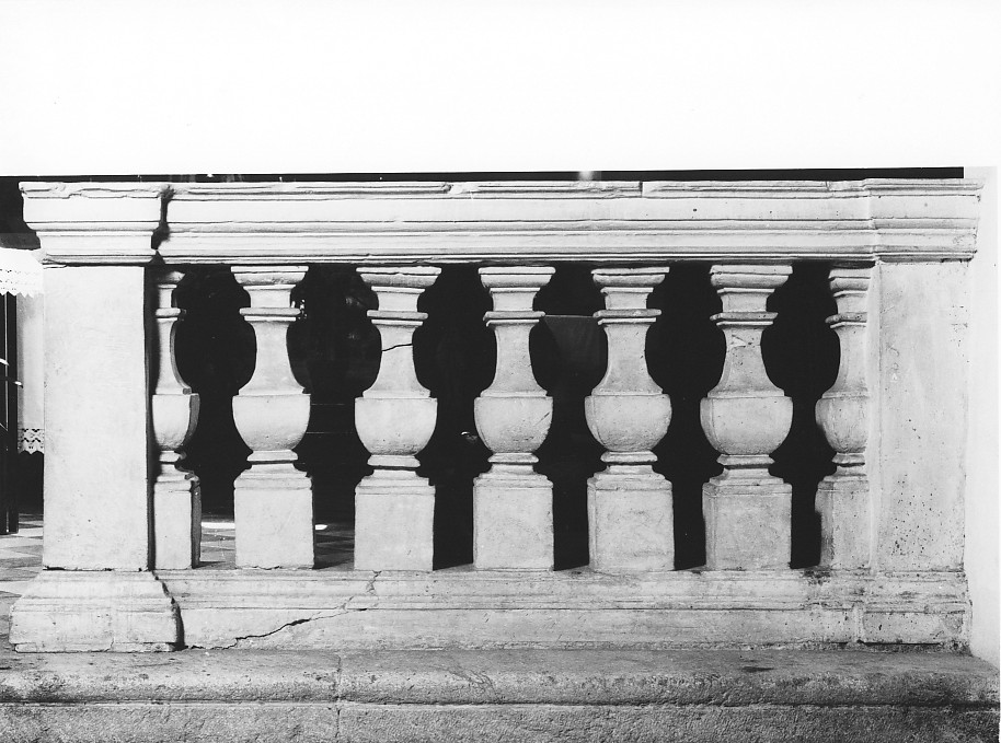 balaustrata - ambito veneto (prima metà sec. XVIII)