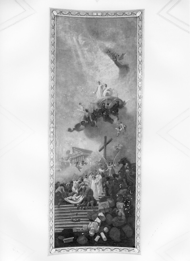 gloria di Santi (dipinto, opera isolata) di Faccin Giuseppe (sec. XX)