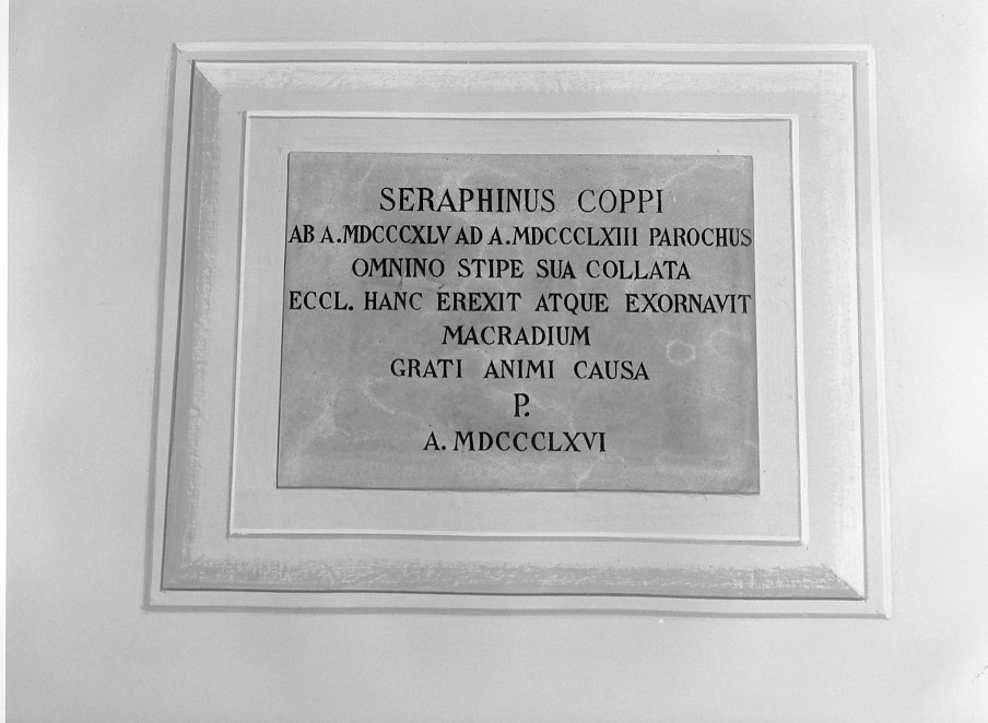 lapide - produzione veneta (sec. XIX)