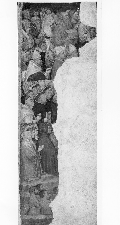 Giudizio Universale (dipinto, frammento) di Martino da Verona (sec. XV)