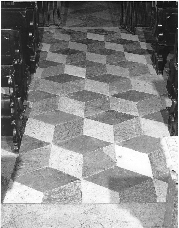 motivo decorativo geometrico (pavimento) - ambito veronese (sec. XVII)