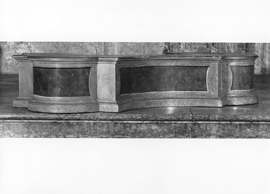 basamento di baldacchino, serie - ambito veronese (fine/inizio secc. XVIII/ XIX)