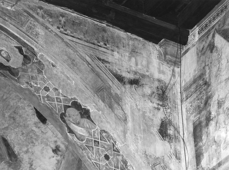 Santo (dipinto, frammento) - ambito veronese (secc. XIII/ XIV)