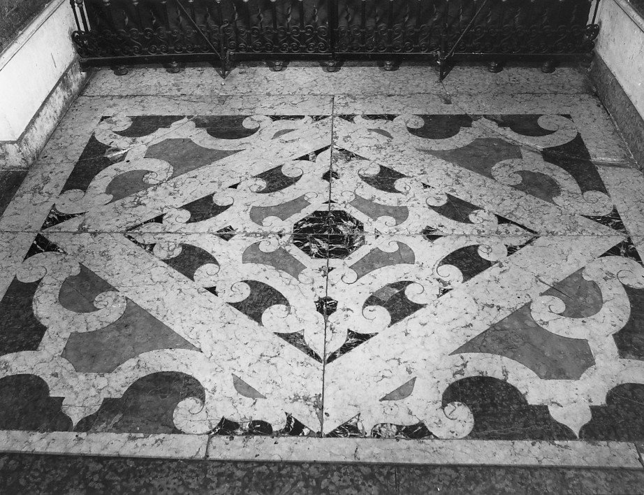 motivo decorativo geometrico (pavimento) - ambito veronese (seconda metà sec. XVII)