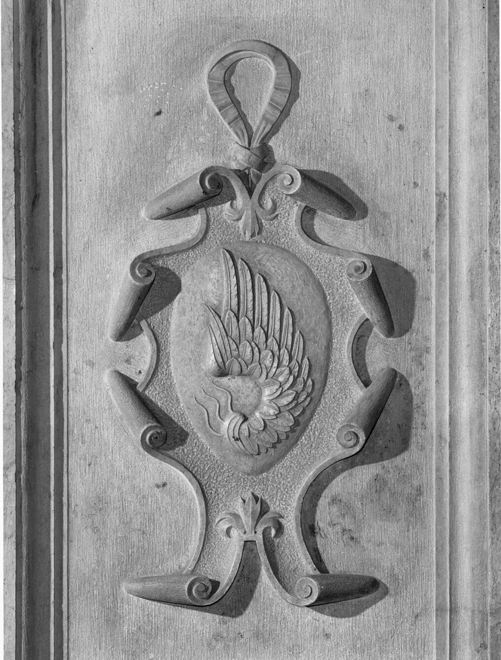 stemma gentilizio (lapide, serie) - ambito veronese (sec. XIX)