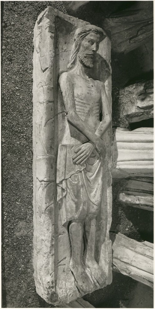 Cristo morto (statua) di Giovanni Di Rigino (attribuito) (sec. XIV)