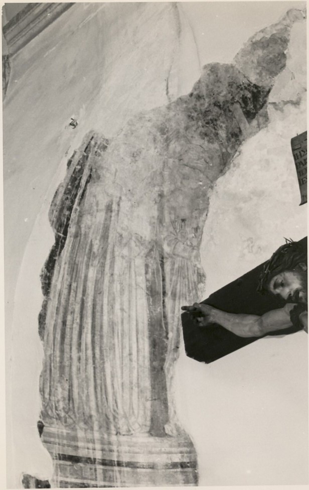 Santi (dipinto, frammento) - ambito veronese (seconda metà sec. XIV)