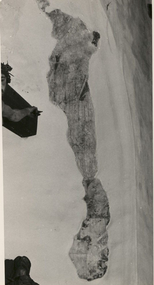 Santo (dipinto, frammento) - ambito veronese (seconda metà sec. XIV)