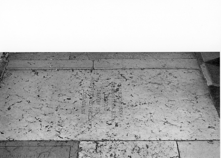 lastra tombale - ambito veronese (sec. XVIII)