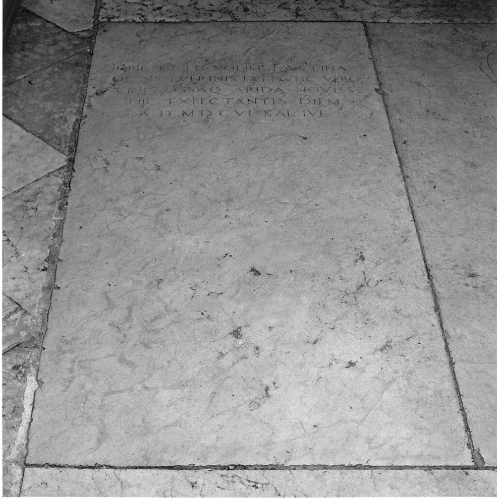 lastra tombale - ambito veronese (sec. XVII)