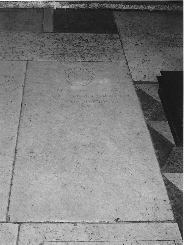 lastra tombale - ambito veronese (sec. XVII)