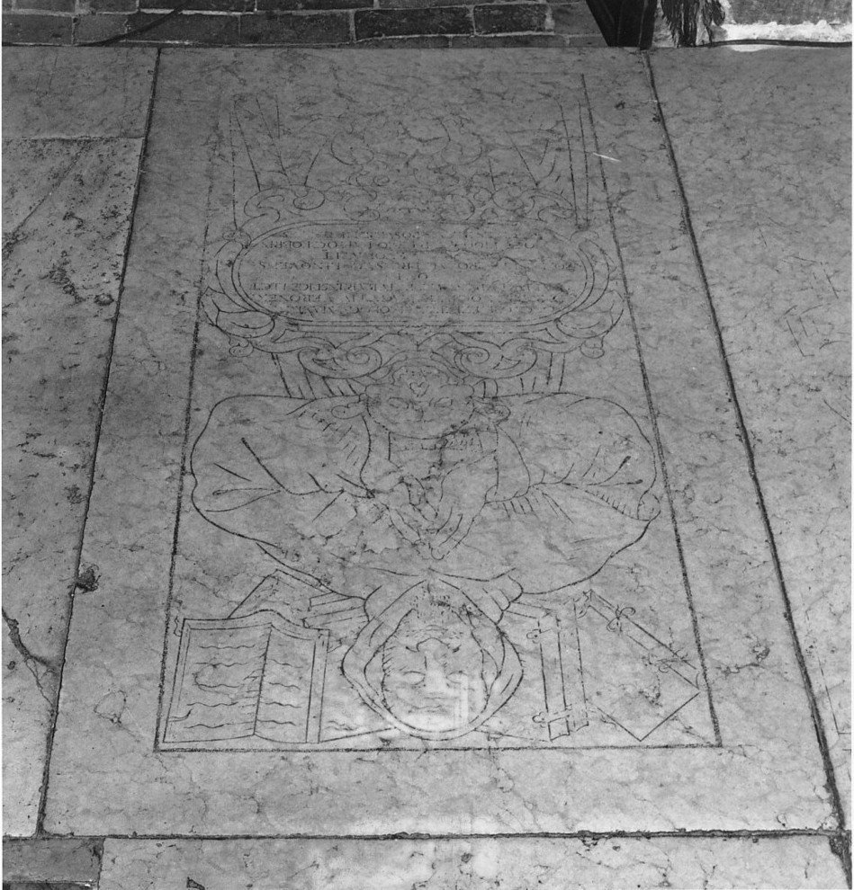 lastra tombale - ambito veronese (sec. XVII)